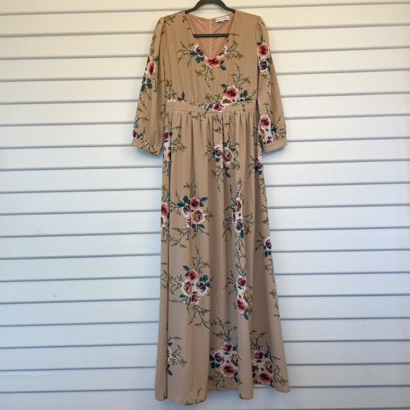 Ashley LeMieux Dresses & Skirts - Ashley LeMieux Floral Long Dress – Size M